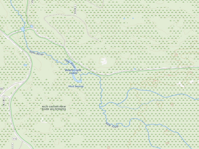 USGS topographic map of Magnolia Hunt Camp