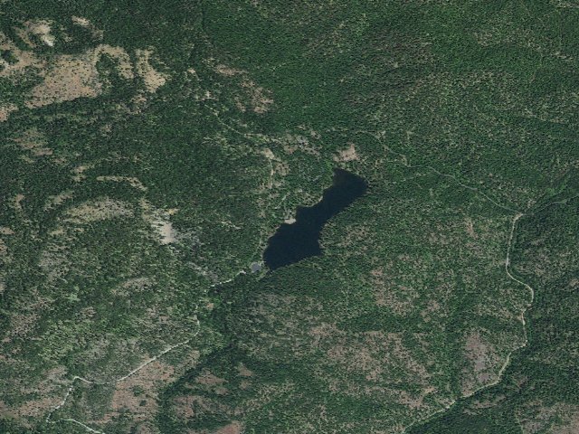 Aerial image of Magone Lake Recreation Area