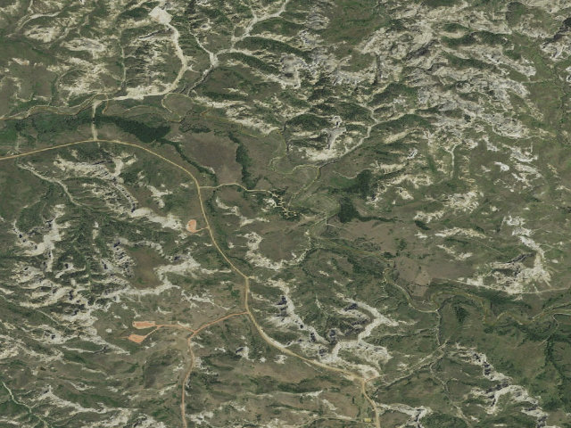 Aerial image of Magpie Campground