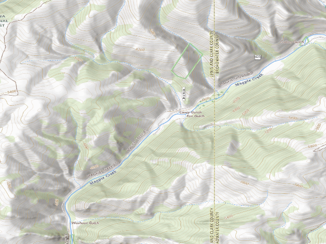 USGS topographic map of Magpie02A