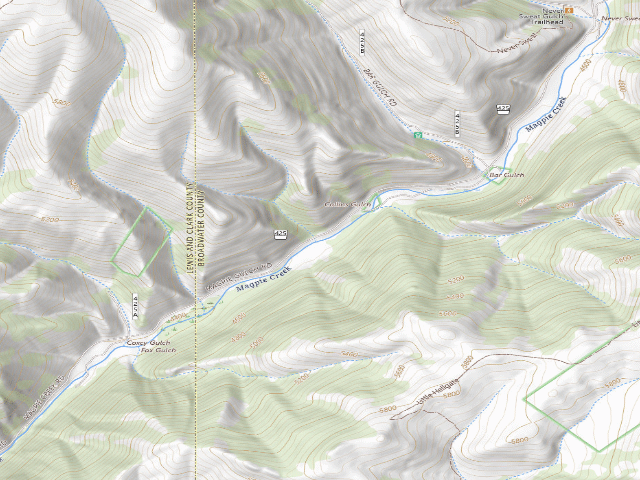 USGS topographic map of Magpie03