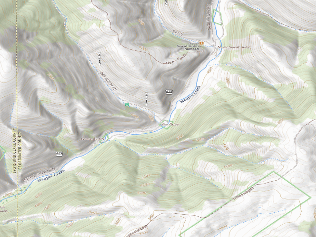 USGS topographic map of Magpie04