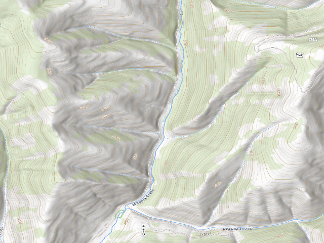 USGS topographic map of Magpie05B