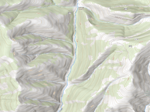 USGS topographic map of Magpie06