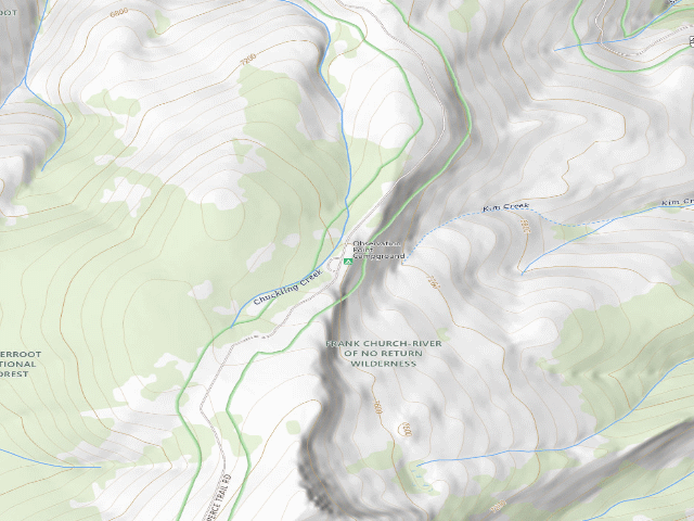 USGS topographic map of Magruder-001