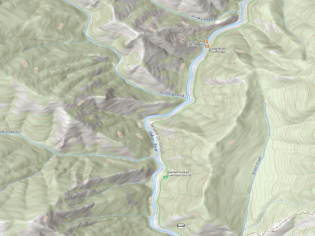 USGS topographic map of Magruder