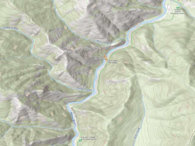USGS topographic map of Magruder