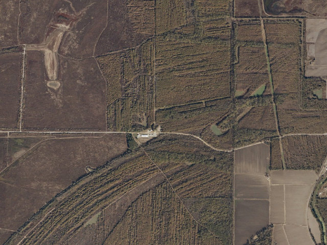 Aerial image of Mahannah WMA camp site 1