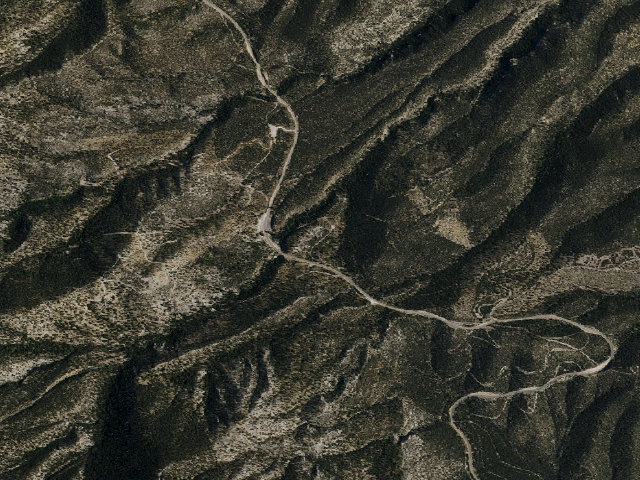 Aerial image of Mahogany Grove Group Campground