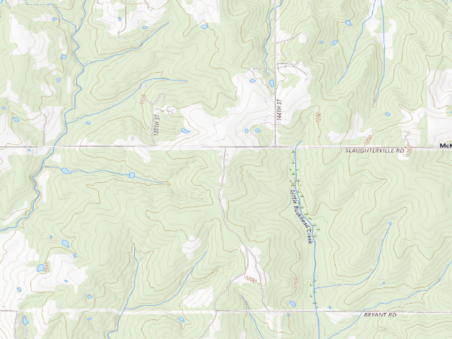 USGS topographic map of Main Gate (Lexington WMA)