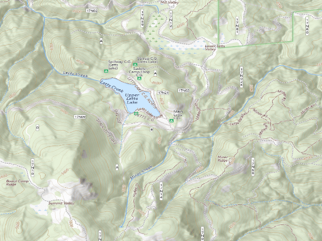 USGS topographic map of Main Letts C.G.