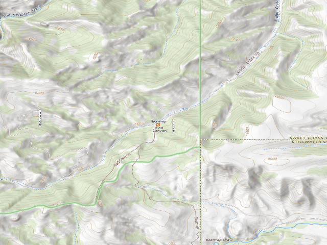 USGS topographic map of Mainbridger-01