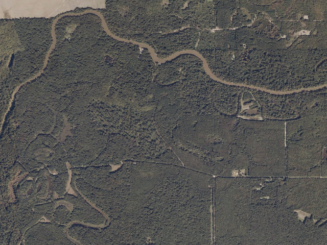 Aerial image of Malmaison WMA camp site 2