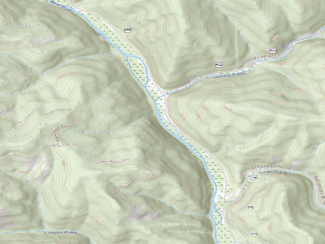 USGS topographic map of Man Camp B