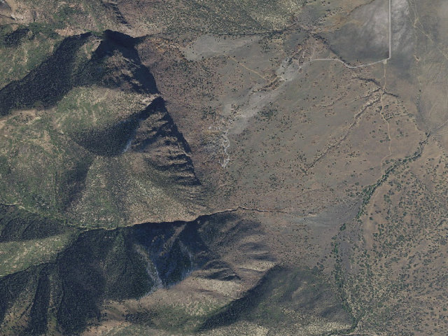 Aerial image of Maple Grove Campground