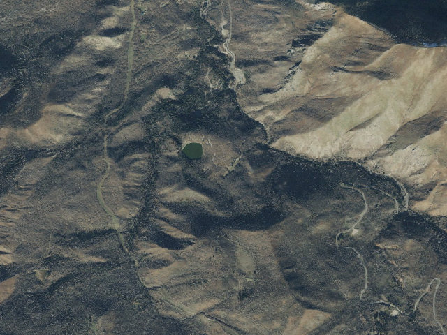 Aerial image of Maple Lake