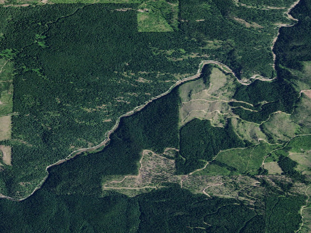 Aerial image of Marble Creek