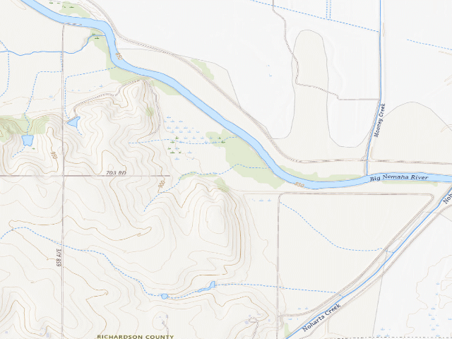 USGS topographic map of Margrave WMA