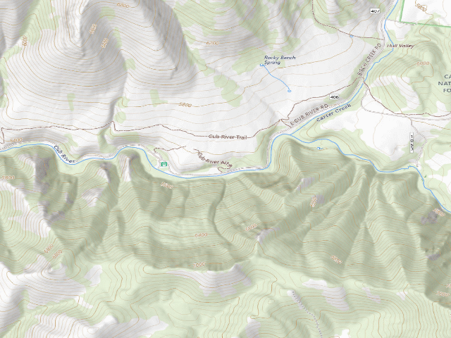USGS topographic map of Marijuana Flat
