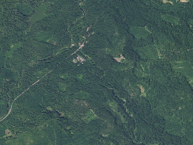 Aerial image of Marion Forks