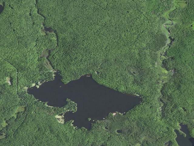 Aerial image of Marion Lake Group Camp
