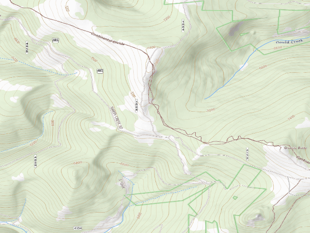 USGS topographic map of Marsh Crk Rd 485-003A