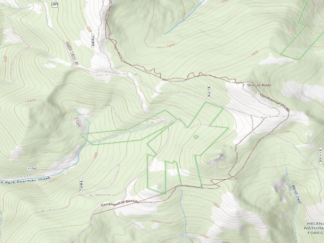 USGS topographic map of Marsh Crk Rd 485-004A