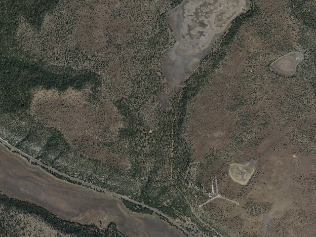 Aerial image of Marshall Lake Dispersed Camping