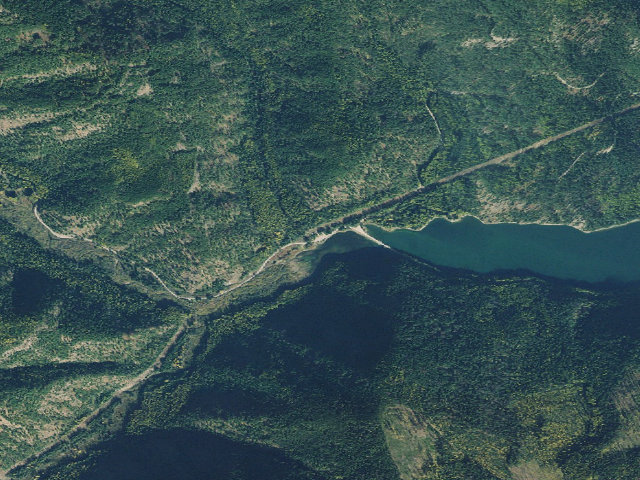 Aerial image of Marten Creek