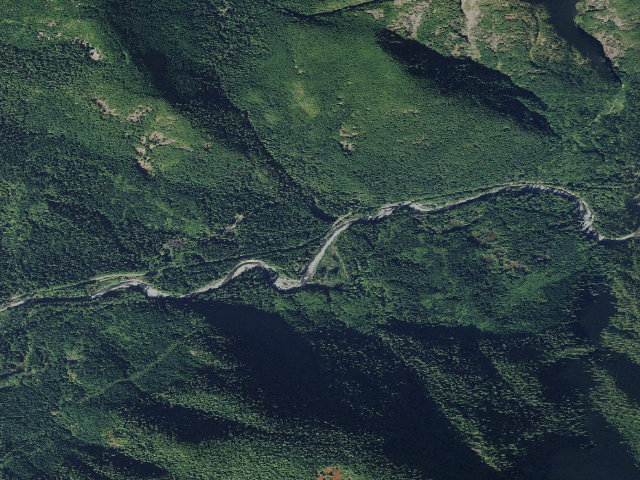 Aerial image of Marten Creek