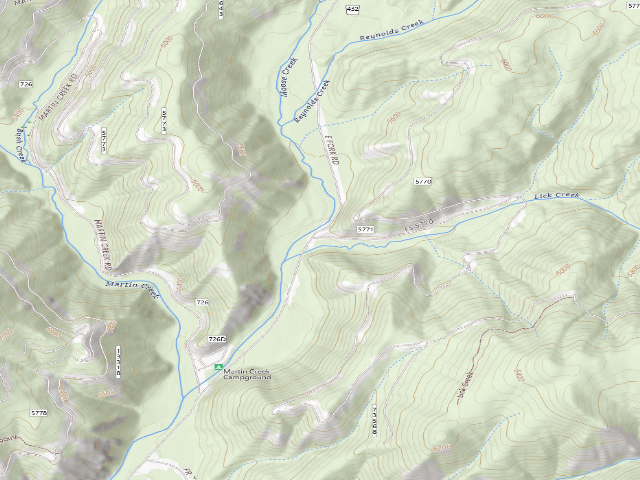 USGS topographic map of Martin-04