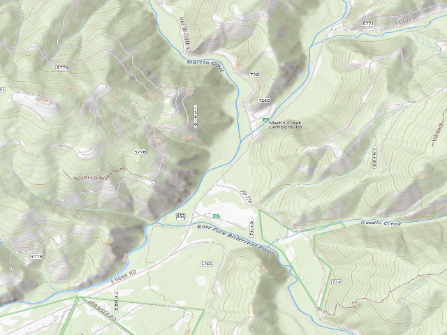 USGS topographic map of Martin-05