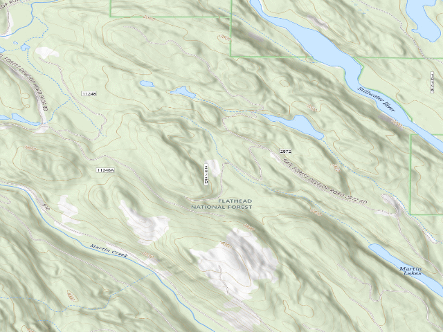 USGS topographic map of Martin-2