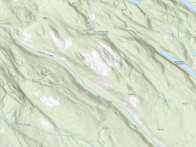 USGS topographic map of Martin-3