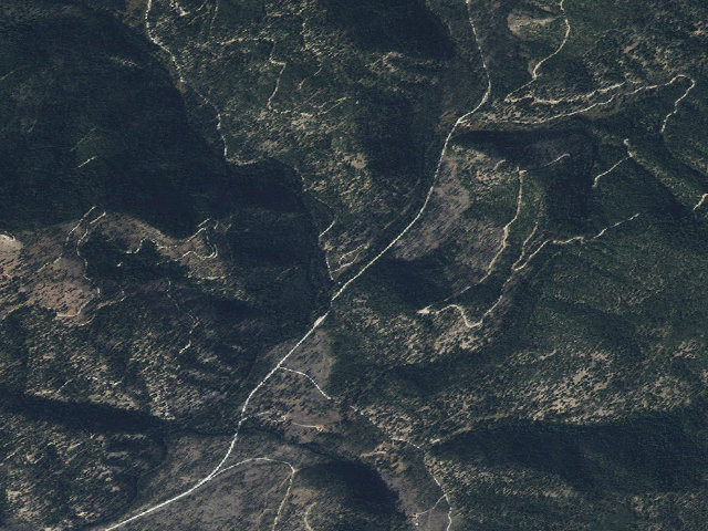 Aerial image of Martin Creek Campground