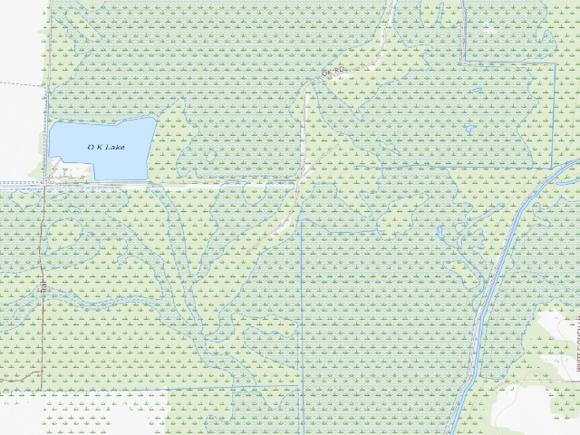USGS topographic map of Martin Tract Camping Area