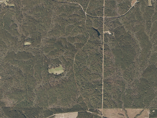 Aerial image of Mason Creek WMA camp site 1