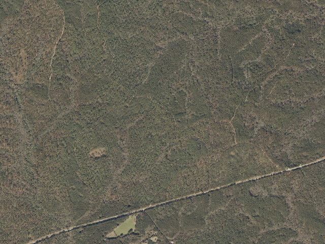 Aerial image of Mason Creek WMA camp site 3
