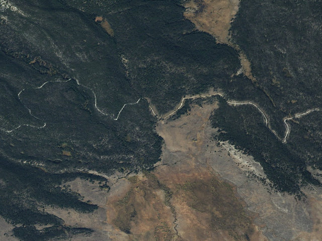 Aerial image of Massacre Ridge