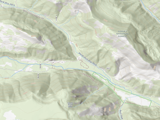 USGS topographic map of Massey Meadow Camping Area