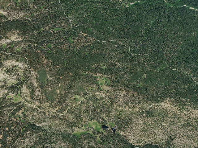 Aerial image of Masterson Campground