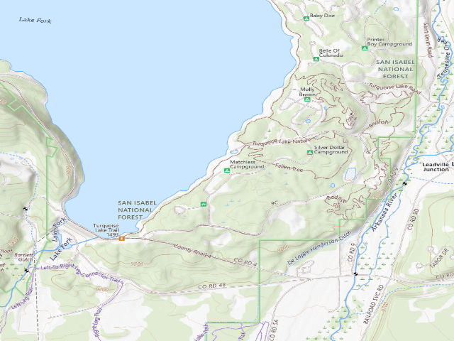 USGS topographic map of Matchless