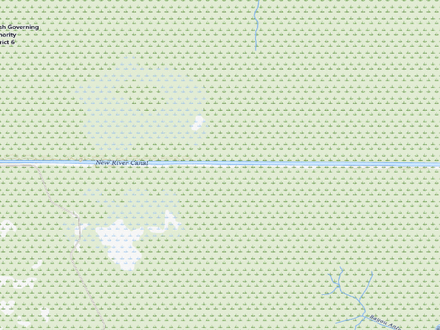USGS topographic map of Maurepas Swamp WMA tent camping area 1