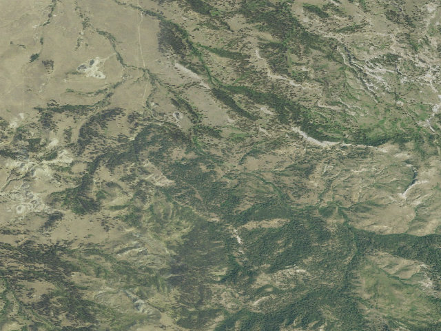 Aerial image of Maverick Gulch -Pond