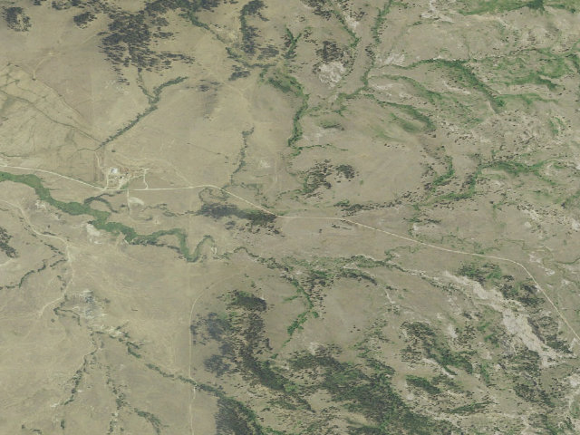 Aerial image of Maverick Gulch Rd- Speelman Cr Rd