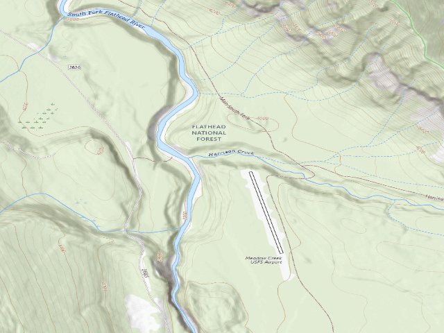 USGS topographic map of Mc Airstrip #5