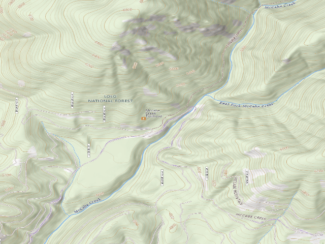 USGS topographic map of Mccabe 002