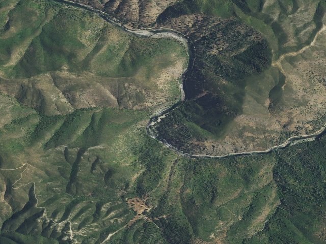 Aerial image of McCabe Flat Campground