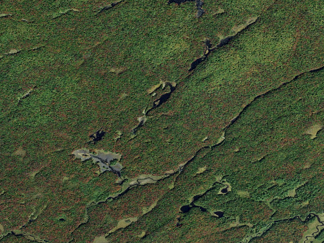 Aerial image of Mccarthy Road Accessible Campsite (Independence River Wild Forest)