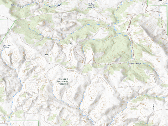 USGS topographic map of Mcclary Rd Loop